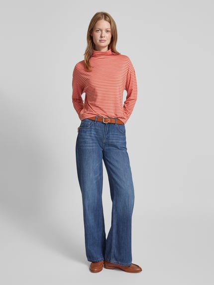 s.Oliver RED LABEL Shirt met lange mouwen en col Rosé - 1