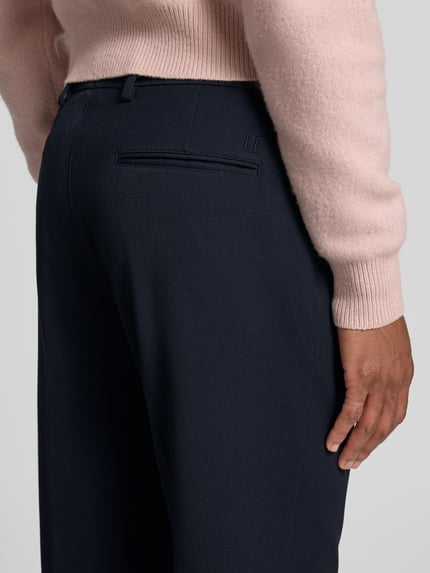 Les Deux Regular Fit Anzughose mit Gürtelschlaufe Marine 3