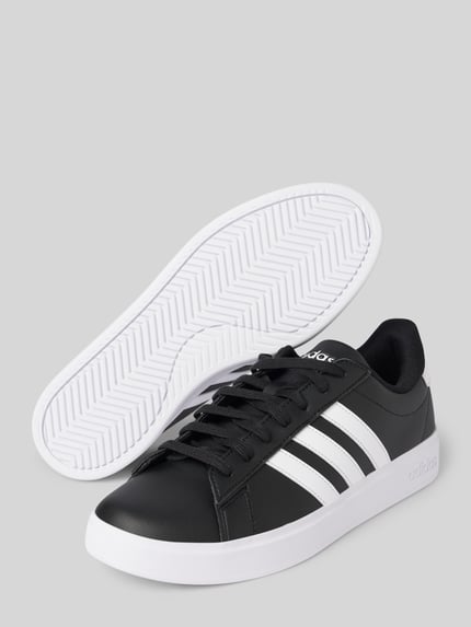 adidas Sportswear Sneakers met contraststrepen, model 'GRAND Court 2.0' Zwart - 4