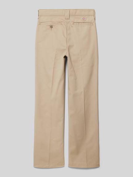 Dickies Regular fit stoffen broek met ceintuurlussen, model 'WORK' Zand - 3
