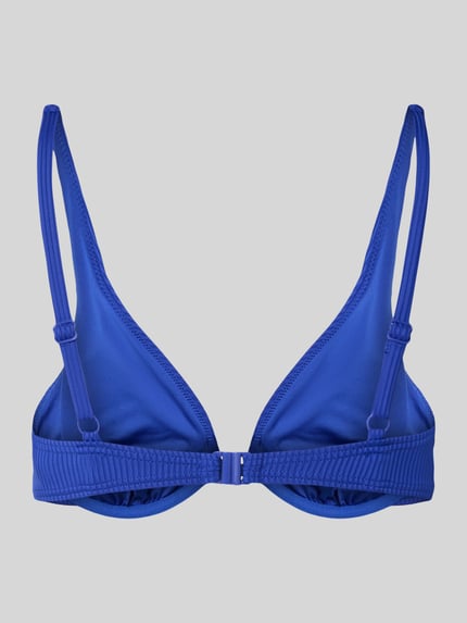 Venice Beach Bikini-Top mit Strukturmuster Modell 'Lucky' Blau 3