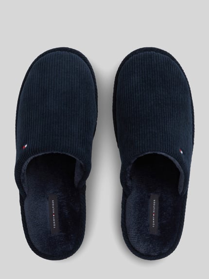 Tommy Hilfiger Hausschuh mit Logo-Detail Marine 4