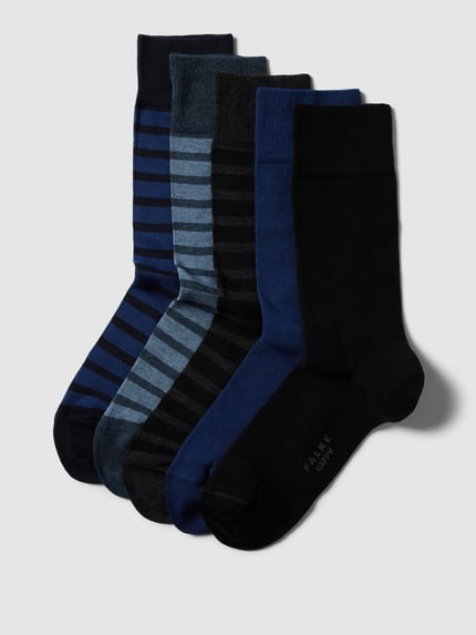 FALKE Socken mit Stretch-Anteil im 5er-Pack Blau 1