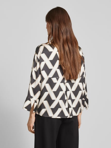 someday. Hemdbluse mit verdeckter Knopfleiste Modell 'Zitano' Black 5