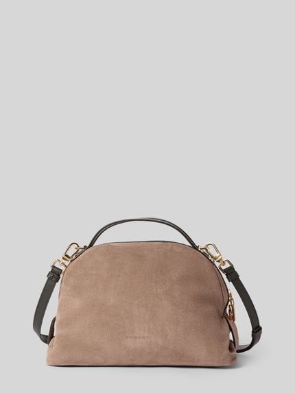 BORBONESE Handtasche mit Tragehenkel Dunkelgrau 2
