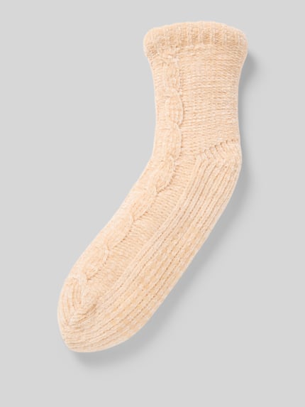 CAPELLI NEW YORK Socken mit geripptem Abschluss Offwhite 1