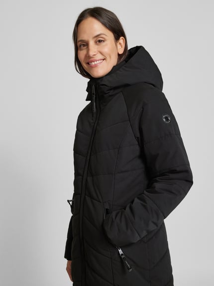 ragwear Płaszcz pikowany z dwustronnym zamkiem błyskawicznym model ‘Dizzie’ BLACK 3