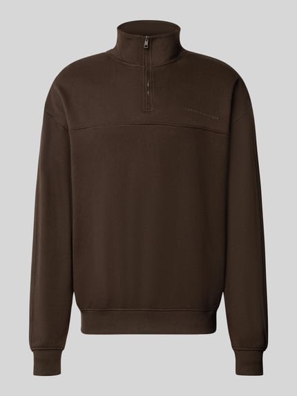 Relaxed Fit Sweatshirt aus Baumwoll-Modal-Mix Shop The Look MANNEQUINE