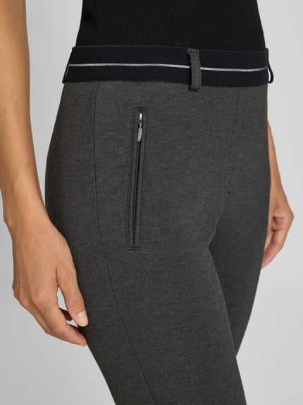 Raphaela By Brax Slim Fit Stoffhose mit Bundfalten Modell 'Lillyth' Anthrazit 3
