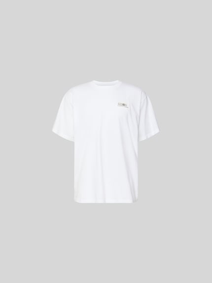 MM6 Maison Margiela T-Shirt mit Label-Print Weiss 2