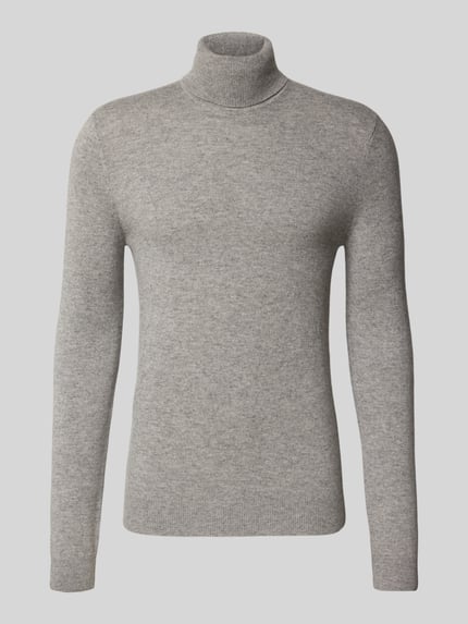 MCNEAL Regular Fit Rollkragenpullover aus Woll-Mix mit Kaschmir-Anteil Graphit Melange 2