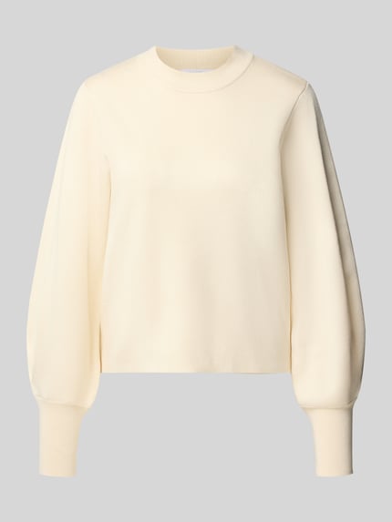 Sweter o kroju regular fit z bufiastymi rękawami od Jake*s Collection 'K106-comppleat' Shop The Look MANNEQUINE