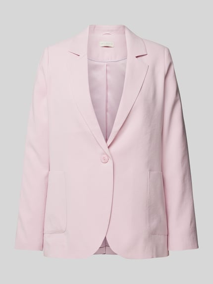 Milano Italy Blazer mit Reverskragen Hellrosa 2