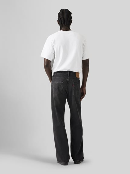 Levi's® Loose Fit Jeans aus reiner Baumwolle Modell '501® LOOSE' Dunkelgrau 4