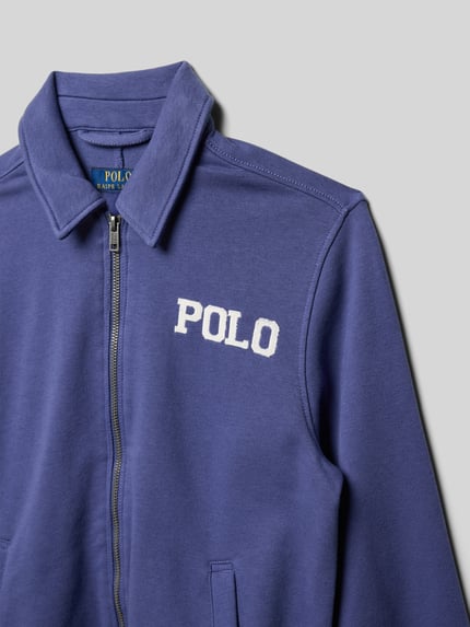 Polo Ralph Lauren Teens Sweatjack met platte kraag Marineblauw - 2