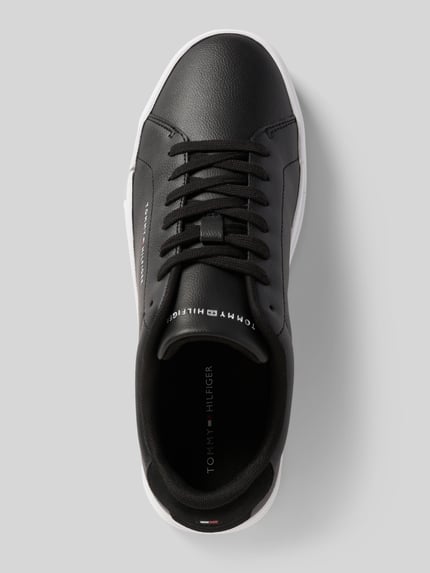 Tommy Hilfiger Sneakersy niskie z mieszanki skóry Czarny 3