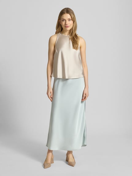 Calvin Klein Womenswear Leicht Ausgestellter Maxi-Rock mit elastischem Bund Mint 1