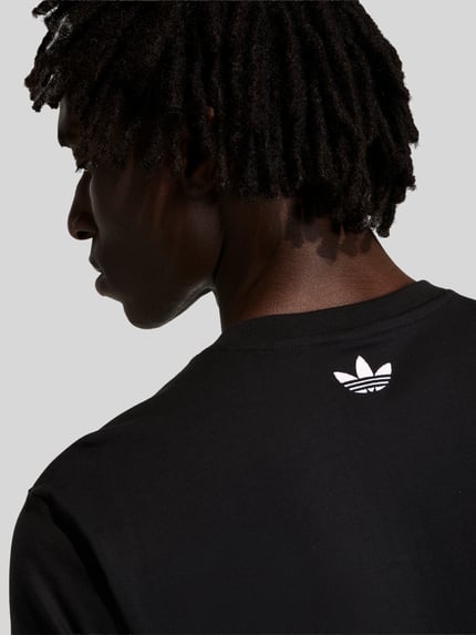 adidas Originals Regular Fit T-Shirt aus reiner Baumwolle Black 6