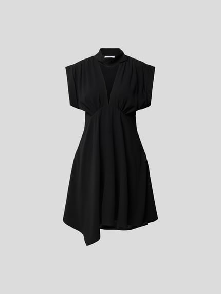 Iro Mini-jurk met v-hals Zwart - 2