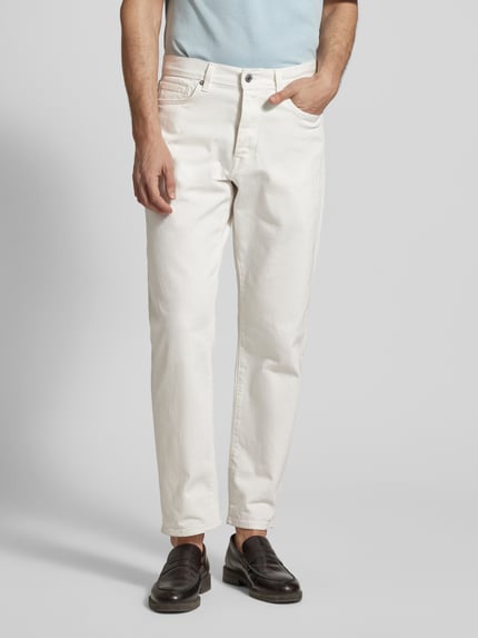 Selected Regular Tapered Fit Jeans im 5-Pocket-Design Modell 'COLE' Kitt 4