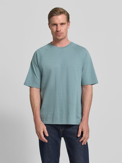 CK Calvin Klein Regular Fit T-Shirt aus reiner Baumwolle  Helltuerkis 4