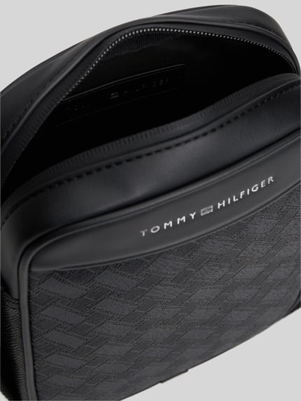 Tommy Hilfiger Umhängetasche mit Label-Schriftzug Modell 'MODERN MONOGRAM MINI' BLACK 5