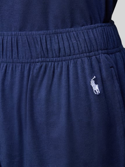 Polo Ralph Lauren Pyjama mit Logo-Stitchings Modell 'POLO ESSENTIALS' Dunkelblau 2