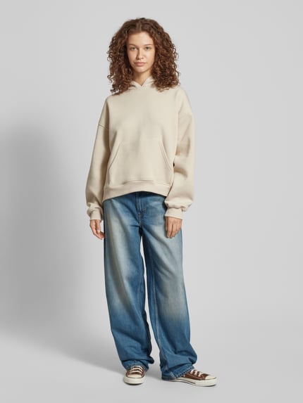 Weekday Jeansy o luźnym kroju z 5 kieszeniami model ‘Rail’ Jeansowy niebieski 1