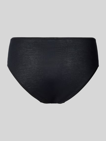 HANRO Slip mit eingefassten Abschlüssen Black 3