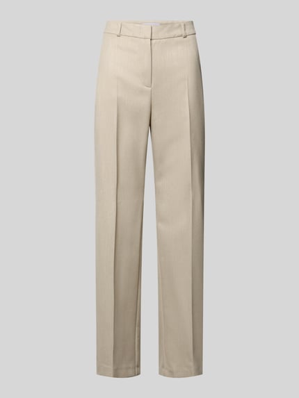 Hose aus Viskose-Mix mit Bügelfalten Shop The Look MANNEQUINE