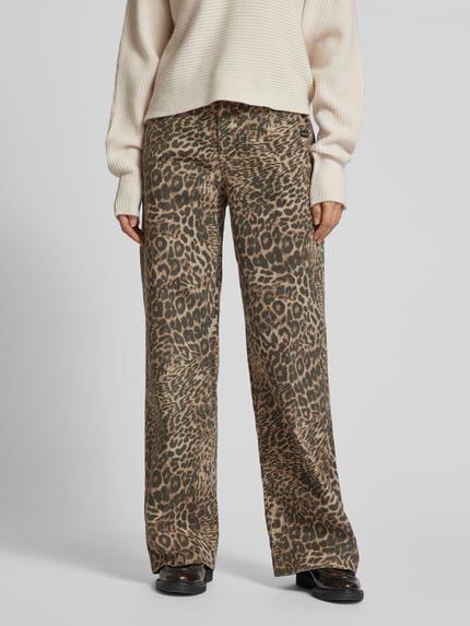 GANG Stoffhose mit 5-Pocket-Design Modell 'Carlotta' Hellbraun 4