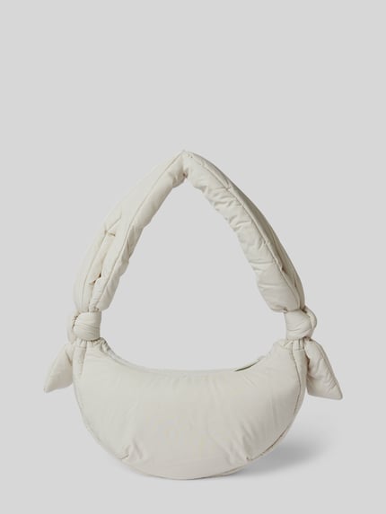 Lefrik Handtasche mit Knotendetails Modell 'BIWA' Weiss 2