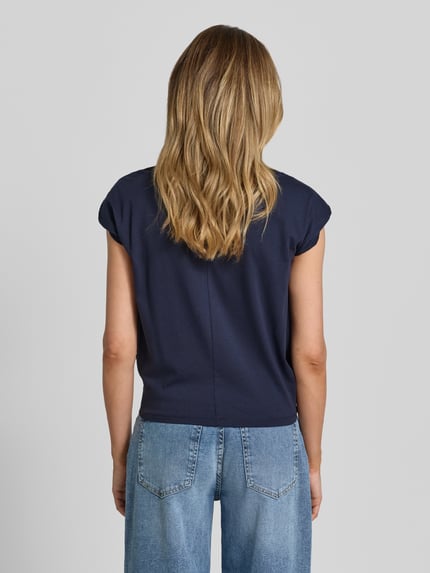 Christian Berg Woman T-shirt met ronde hals en kapmouwen Donkerblauw - 5