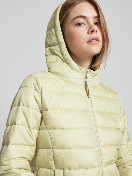 Tom Tailor Denim Steppjacke mit Kapuze Hellgruen 3