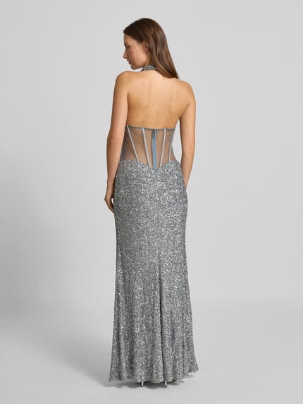Hey Kyla Abendkleid mit Ziersteinbesatz Mint 5