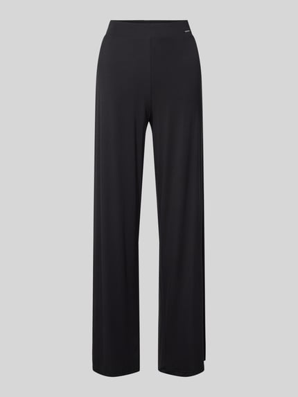 SKINY Straight Leg Pyjama-Hose mit Label-Detail Black 1