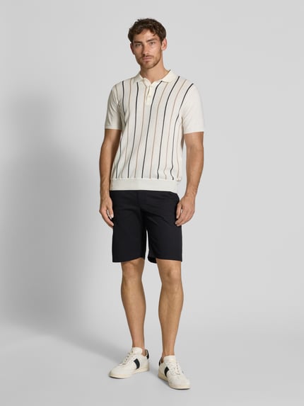 MCNEAL Slim Fit Bermudas mit Eingrifftaschen Black 1