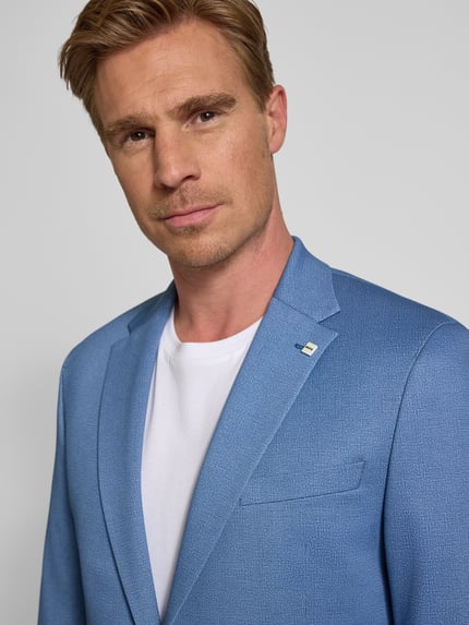 DIGEL Marynarka na dwa guziki o kroju slim fit model ‘Anello’ Jasnoniebieski 3