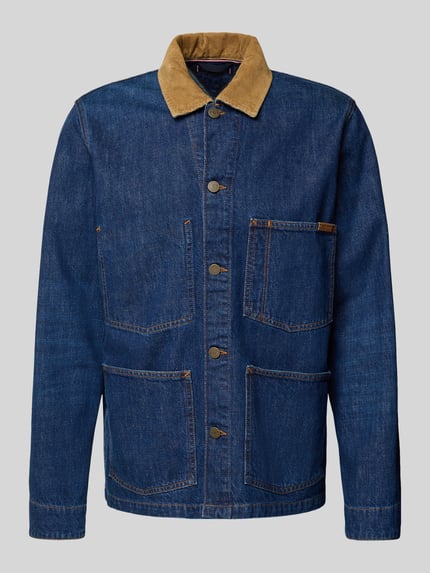 Tommy Hilfiger Regular Fit Jeansjacke aus reiner Baumwolle Jeansblau 2