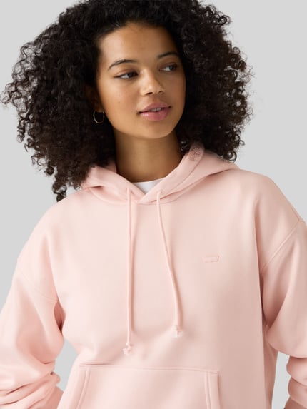 Levi's® Relaxed Fit Hoodie aus Baumwoll-Mix Rosa 3