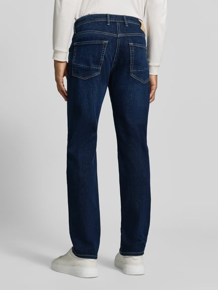 MAC Modern Fit Jeans aus Baumwoll-Mix Modell 'Arne' Jeansblau 5