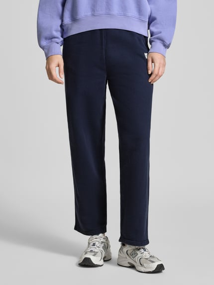 American Vintage Sweatpants mit Label-Print Modell 'PLIZZY' Marine 4