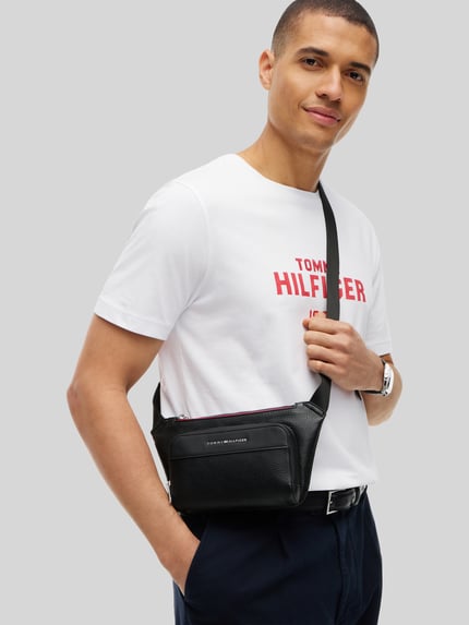 Tommy Hilfiger Bauchtasche mit Label-Schriftzug  BLACK 1
