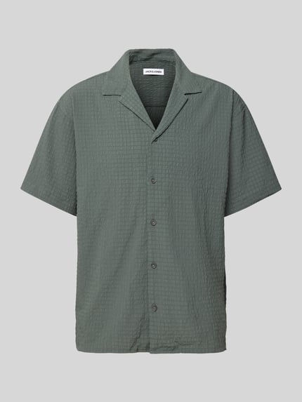 JACK & JONES Vrijetijdsoverhemd met knoopsluiting, model 'PABLO' Donkergroen - 2
