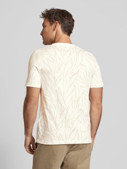 s.Oliver RED LABEL Regular Fit T-Shirt aus reiner Baumwolle Weiss 5