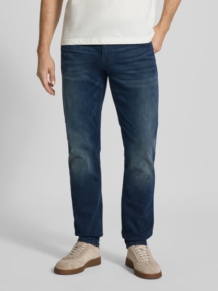 PME Legend Jeansy o kroju regular fit z 5 kieszeni model "Nightflight" Jeansowy niebieski 4