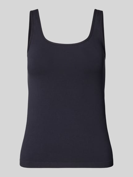 slim fit tanktop met ronde hals Shop The Look MANNEQUINE
