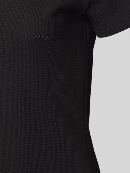 BOSS Regular fit T-shirt van katoenmix Black - 2