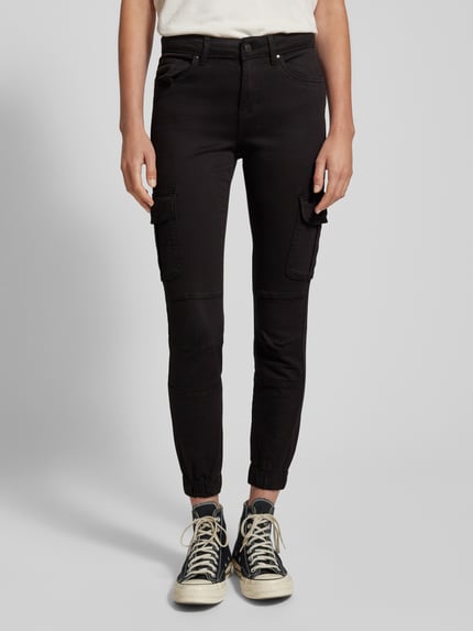ONLY Regular Fit Cargohose mit Cargotaschen Black 4