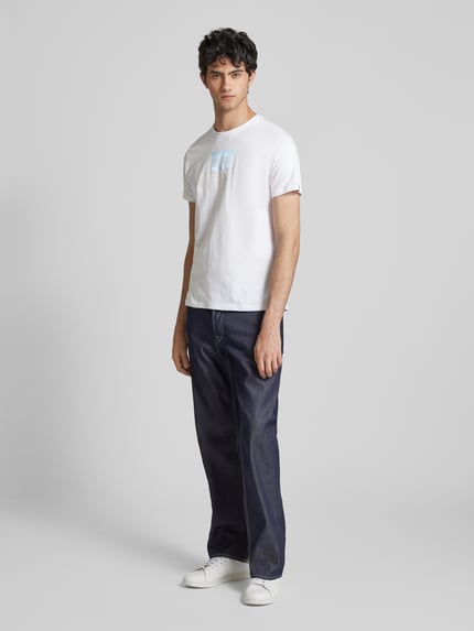 Alpha Industries T-shirt z nadrukiem z logo Biały 1